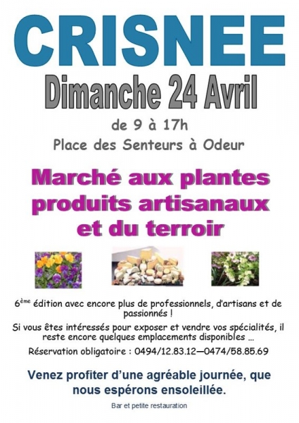Marché aux plantes, produits artisanaux et du terroir de Crisnée (4367)
