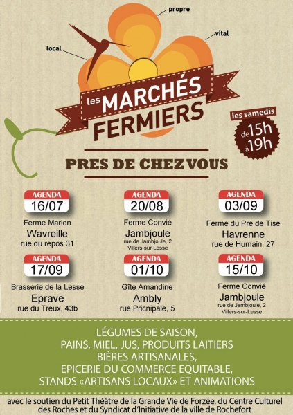 Marchés Fermiers à Jambjoule (5580)