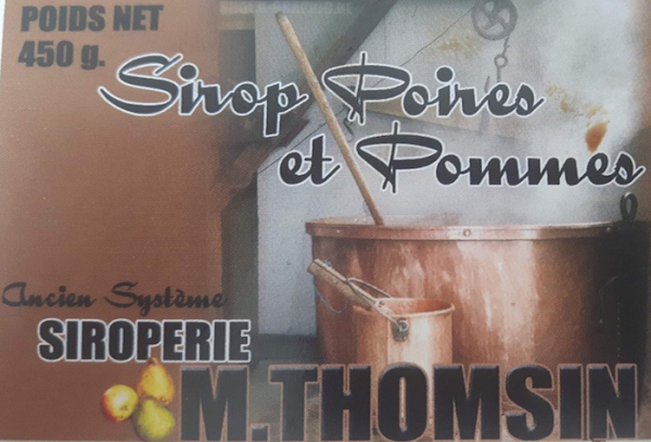 Bienvenue Ã  la Siroperie Thomsin : sirop fermier artisanal de poires et pommes