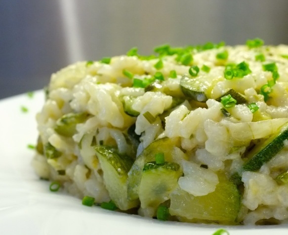 Risotto au fenouil et aux courgettes